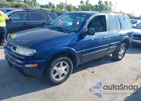2002 Oldsmobile Bravada из США, поврежденный, VIN 1GHDT13S522128487